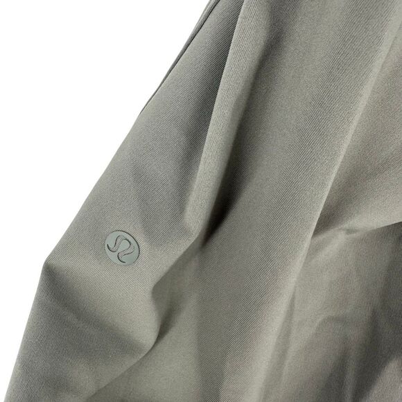 Lululemon On The Fly Cropped Jogger Pants 10 Sage Green Active Workout #h - Picture 4 of 9